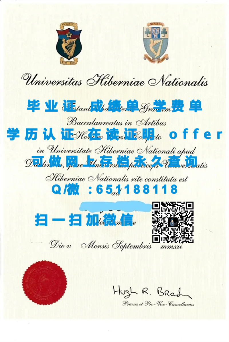 教育部文凭认证中心_爱尔兰国立梅努斯大学（定制毕业证、文凭、成绩单、认证入网、offer）_留学生文凭认证