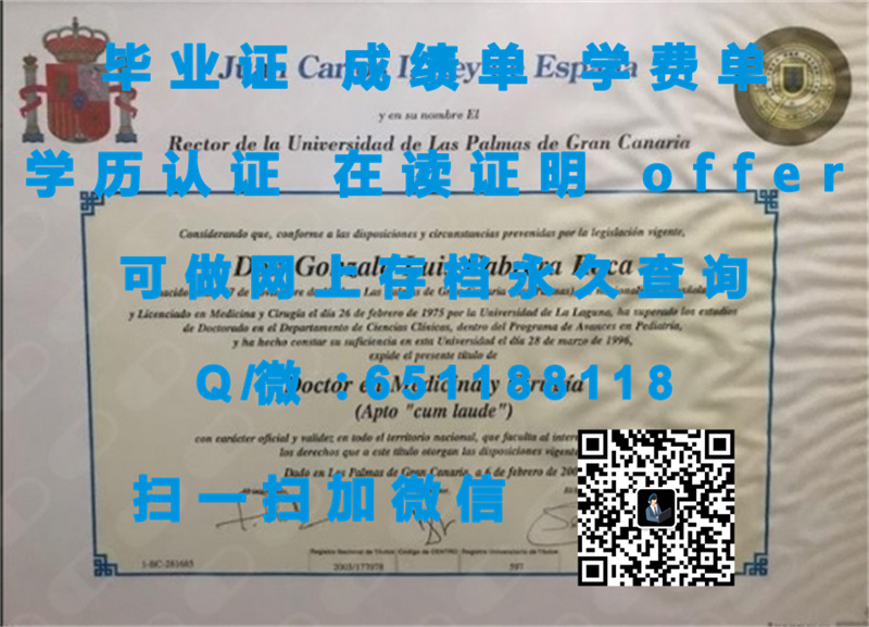 巴利亚多利德大学毕业证文凭样本（定制毕业证、文凭、成绩单、认证入网、OFFER）_文凭认证报告_文凭证书生成器