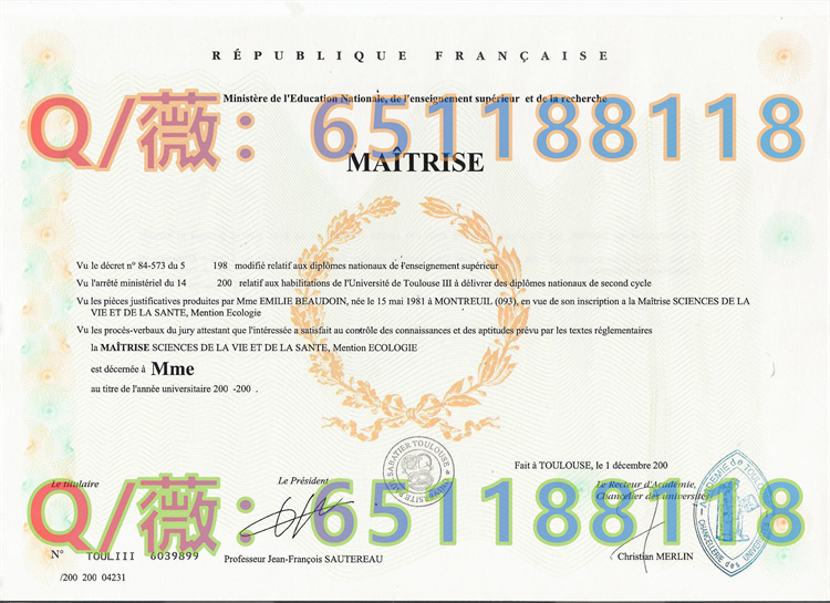 法国：图卢兹第三大学文凭样本.jpg